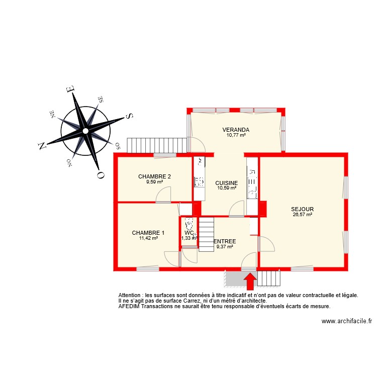 BI 6652 RDC. Plan de 0 pièce et 0 m2