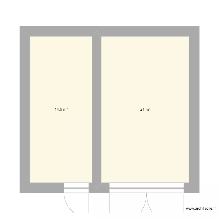 Maison dépendance. Plan de Maison dépendance. Plan de