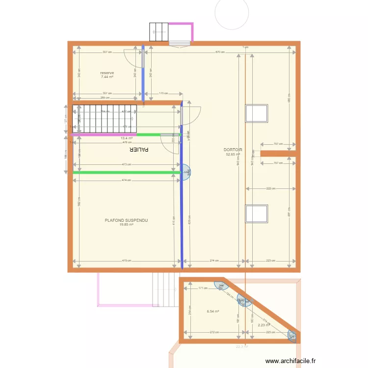 mairie CHATELNEUF projet. Plan de mairie CHATELNEUF projet. Plan de