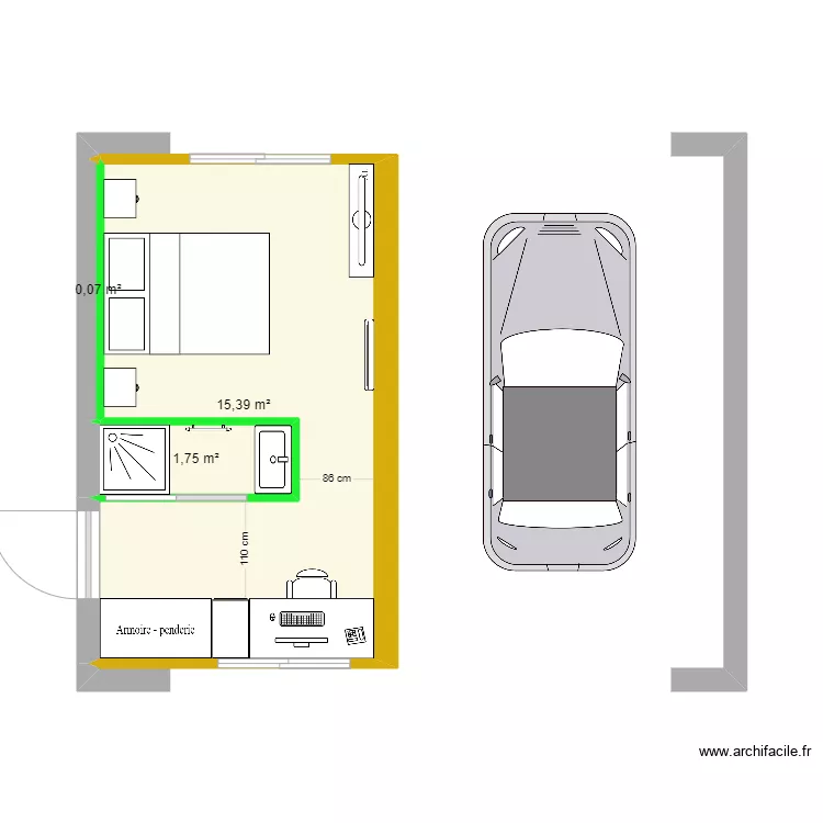 studio Antoine. Plan de studio Antoine. Plan de