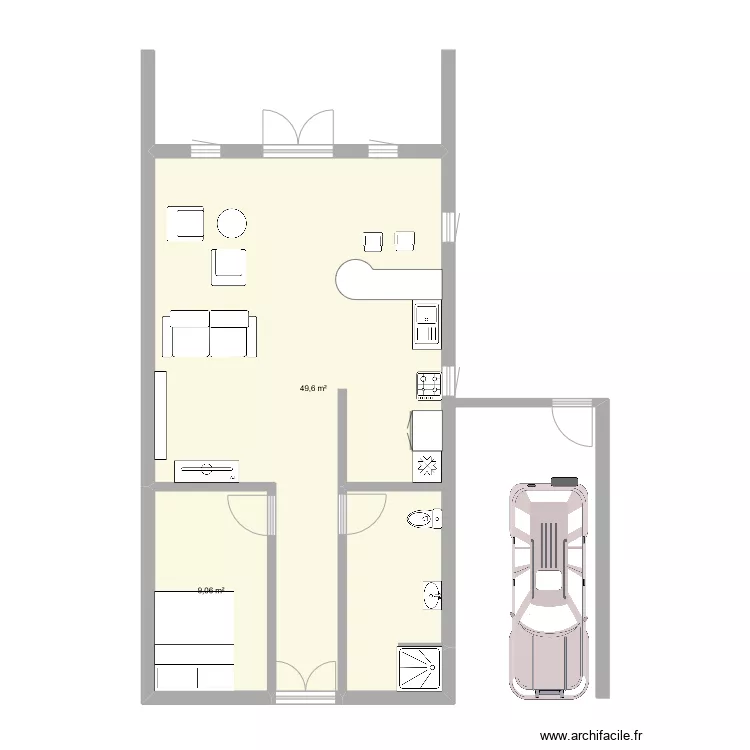 Omah Kasongan 3 (long). Plan de 