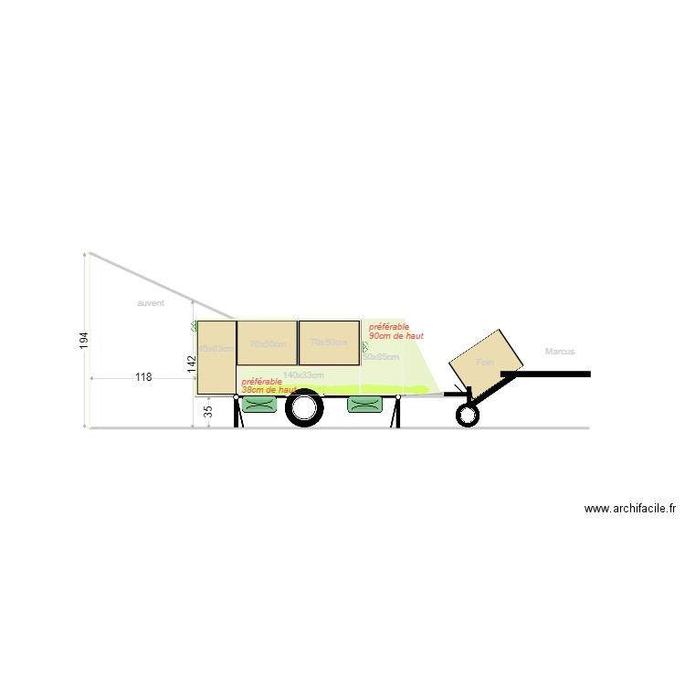 Remorque 04. Plan de 0 pièce et 0 m2