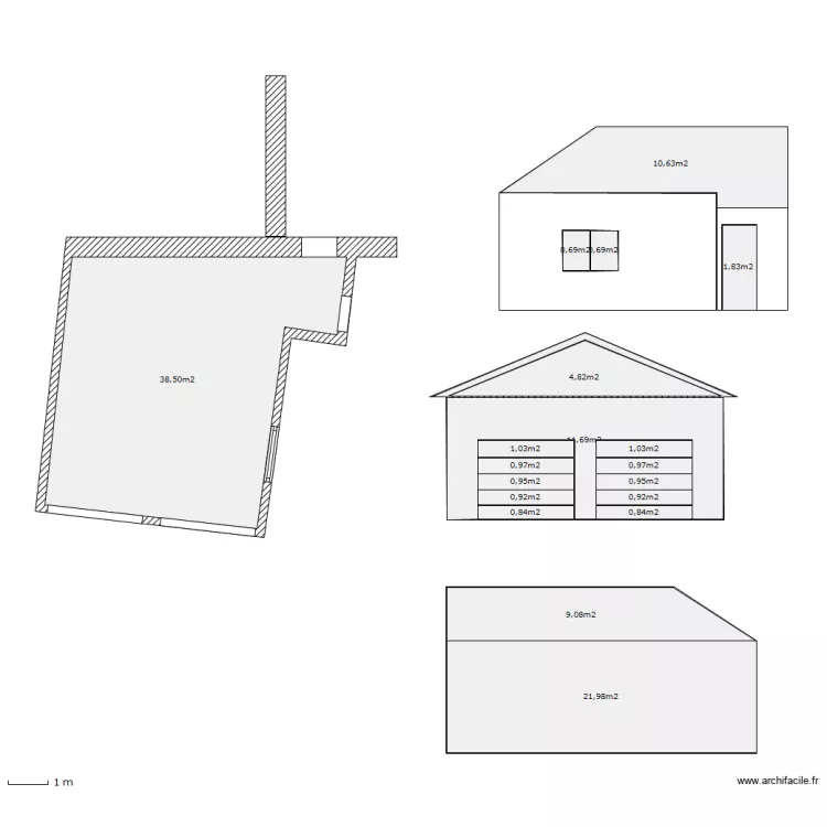 garage double. Plan de garage double. Plan de