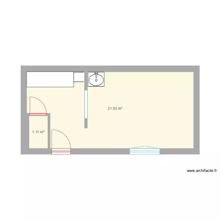Batiment 2 haut jardin. Plan de 