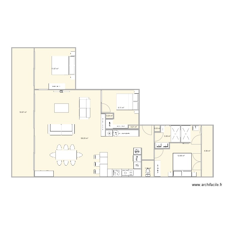 Pornichet porteur V6. Plan de 0 pièce et 0 m2