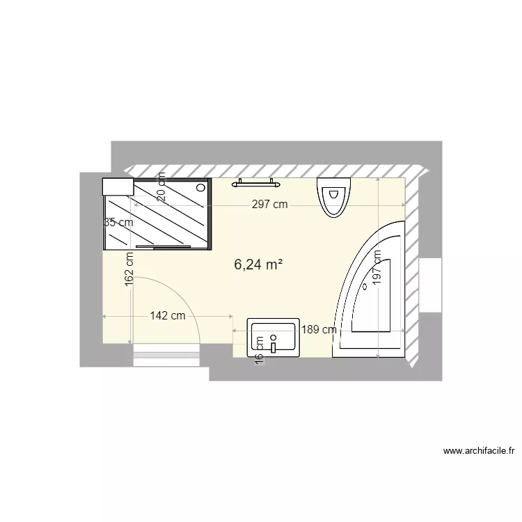 SDB D et M 3. Plan de SDB D et M 3. Plan de