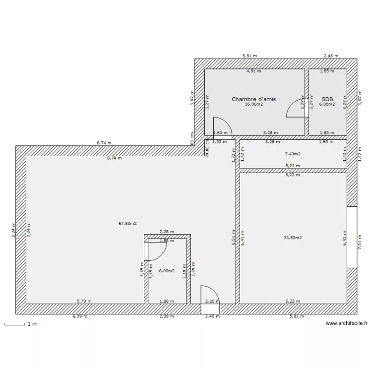 Rez de chauss&eacute;e. Plan de 