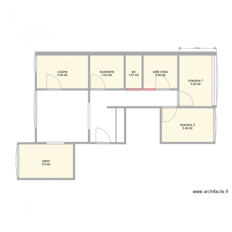 Quentin Douai. Plan de 0 pièce et 0 m2