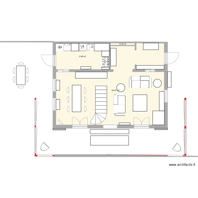 Les Monts d Enhaut. Plan de 0 pièce et 0 m2