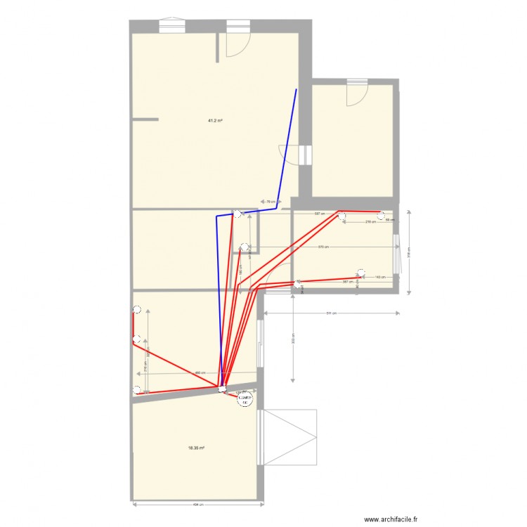 circuit per. Plan de 0 pièce et 0 m2