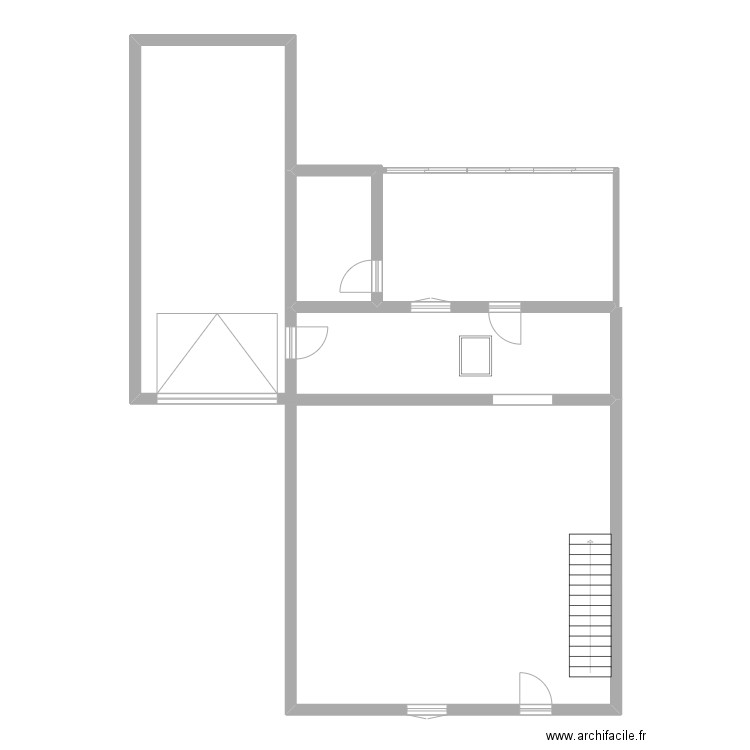 CHAUVIN RDC. Plan de 0 pièce et 0 m2