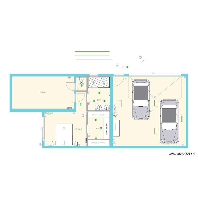 AC A Billey. Plan de 0 pièce et 0 m2