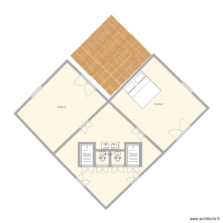 4 chambres. Plan de 0 pièce et 0 m2