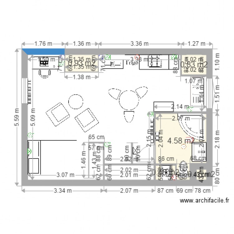 2015 plan 39 34 2  3avec meubles. Plan de 0 pièce et 0 m2