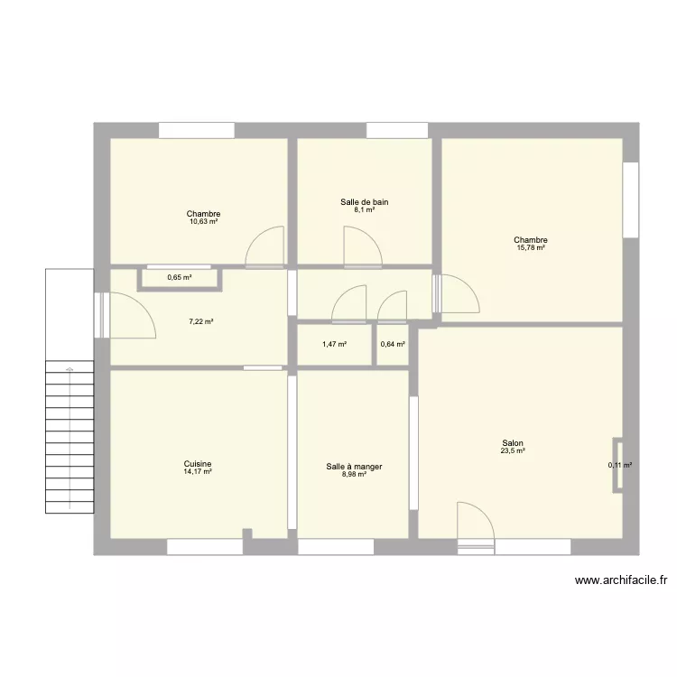 Appart plan étage. Plan de Appart plan étage. Plan de