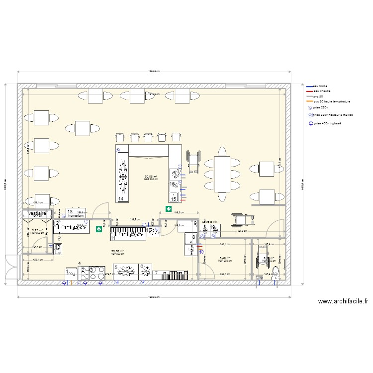 donatien malo 6. Plan de 5 pièces et 125 m2