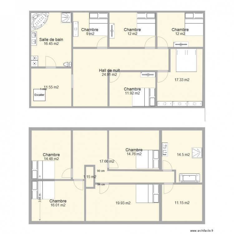 Maison Wodecq Haut suite. Plan de 0 pièce et 0 m2