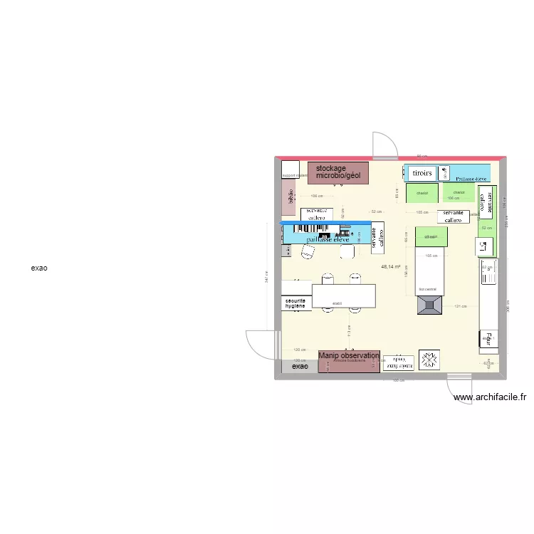 labo SVT 2022. Plan de 