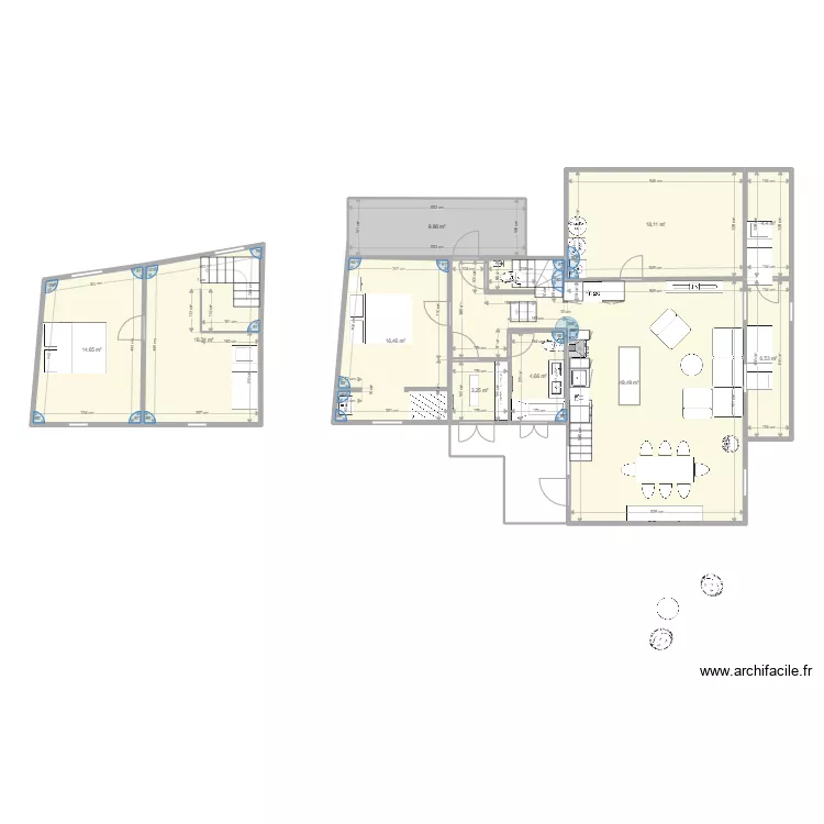Le Chalet Sandrine. Plan de Le Chalet Sandrine. Plan de