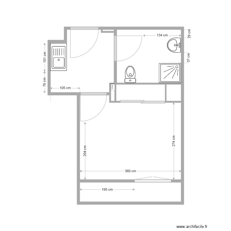 appart 2. Plan de 0 pièce et 0 m2