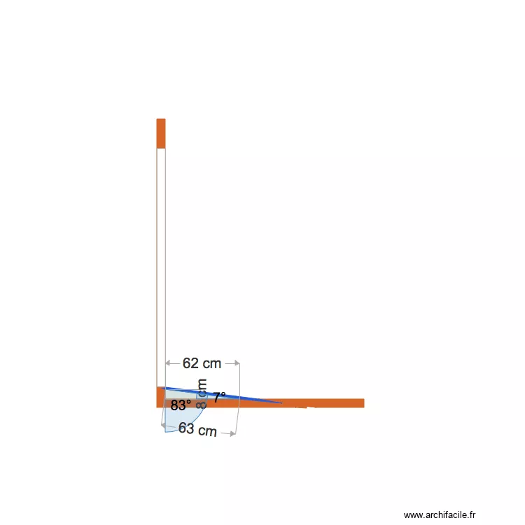 BONNET Plan coupe entr&eacute;e . Plan de 
