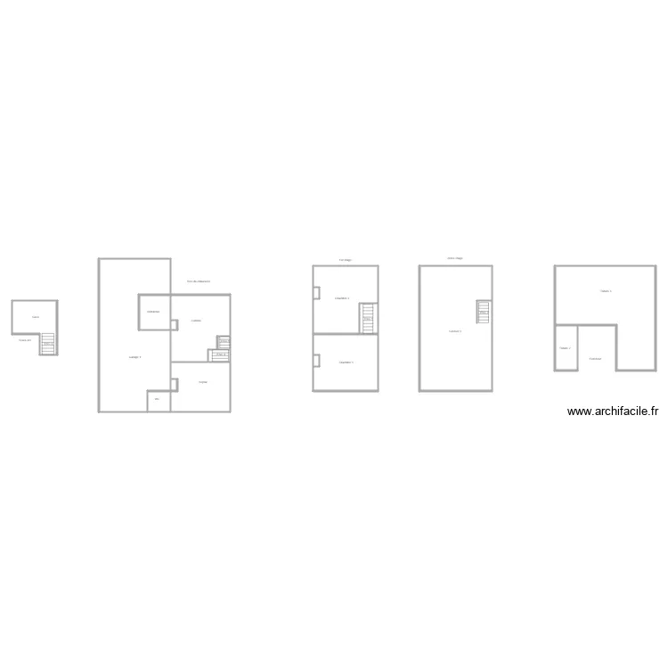 les mazures hayettes. Plan de 