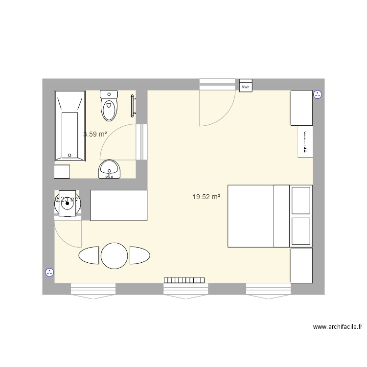 Appartement Metz Anne Lyse. Plan de 0 pièce et 0 m2