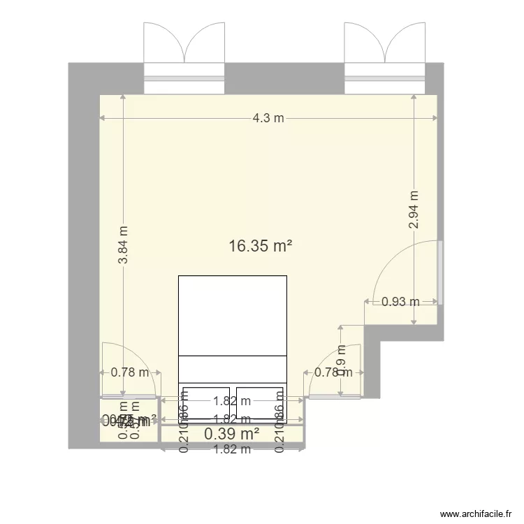 chambre maison. Plan de chambre maison. Plan de