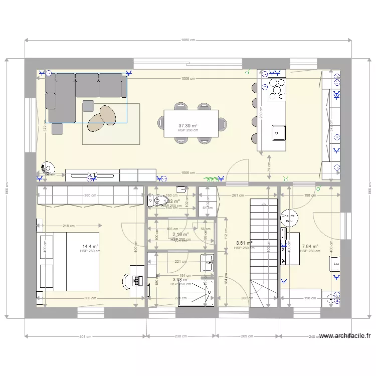 devant les bois 7 etage. Plan de devant les bois 7 etage. Plan de