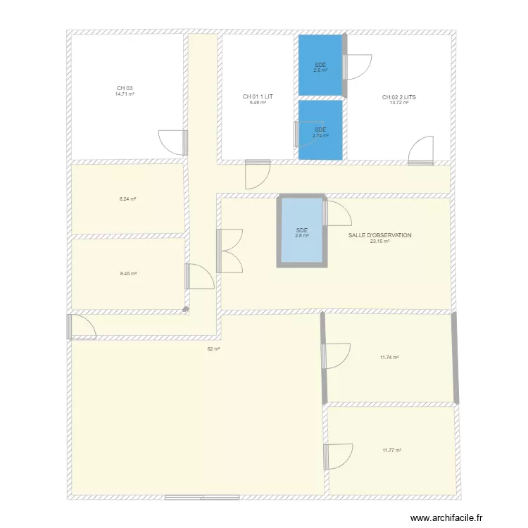 Extensionclinique01. Plan de 