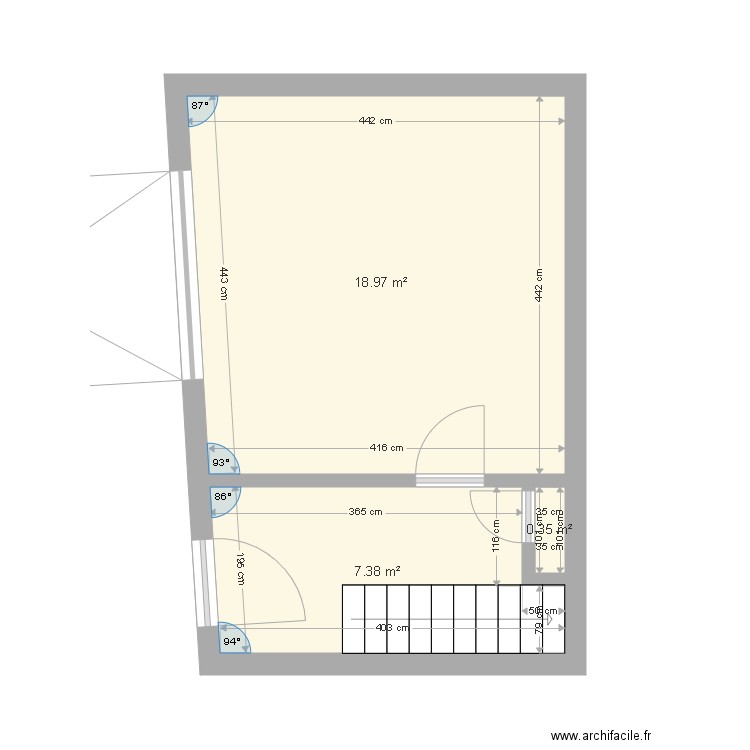 Allevard Ponsard RDC. Plan de 0 pièce et 0 m2