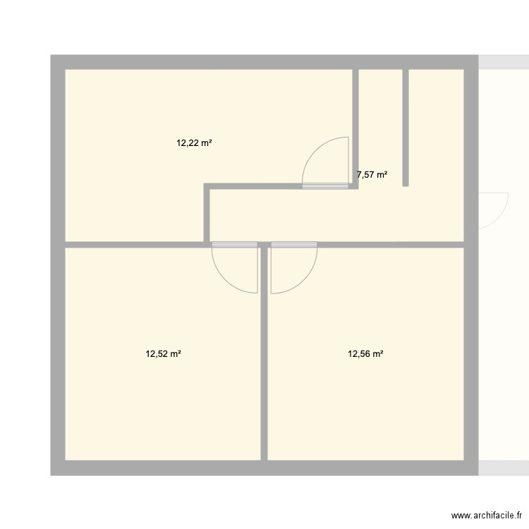 RDC BstDenis . Plan de 0 pièce et 0 m2