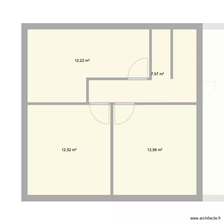 RDC BstDenis . Plan de 