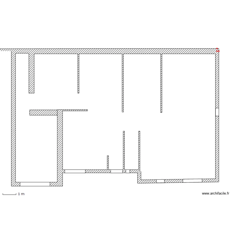 maison 3 chambre (BERTIN). Plan de 