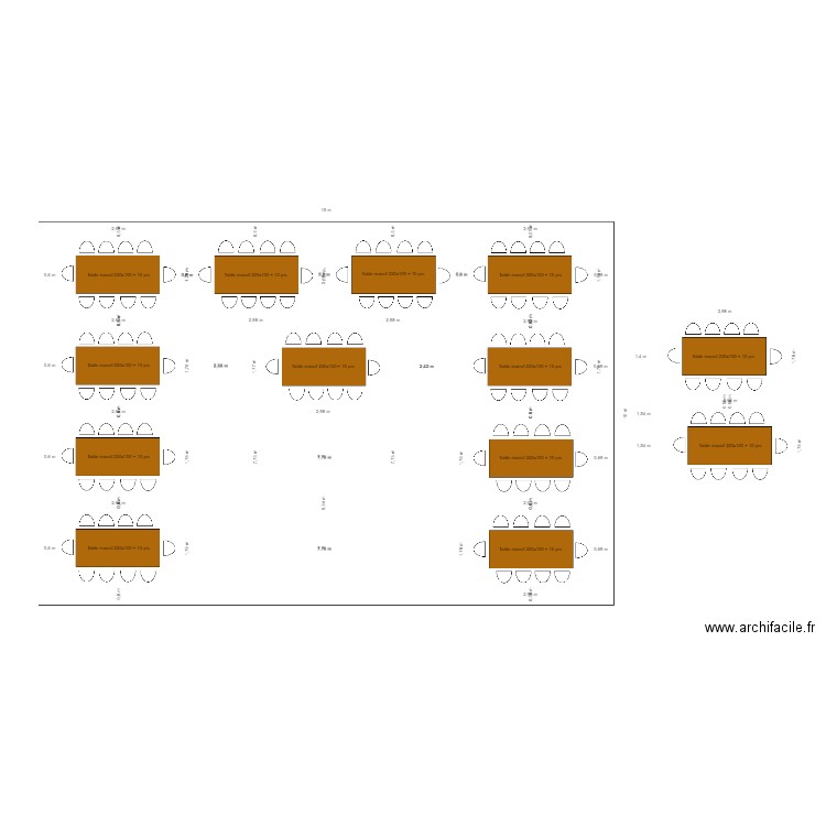 Jacquet & Thizy . Plan de 0 pièce et 0 m2