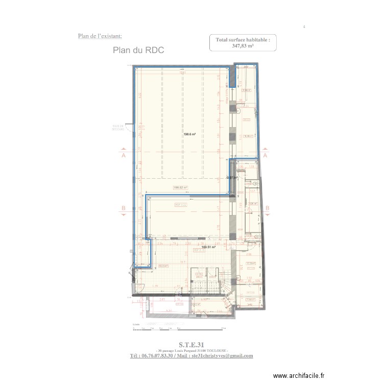 plan saint Ex vide louis et marie. Plan de 0 pièce et 0 m2