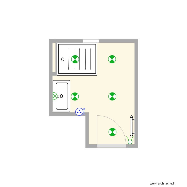 SDB NAVIERE elec. Plan de 0 pièce et 0 m2