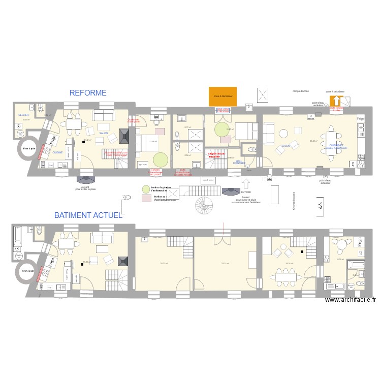 RDC V3 IDEES. Plan de 0 pièce et 0 m2