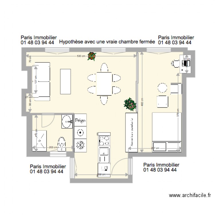 183 ST MAUR BIS. Plan de 0 pièce et 0 m2