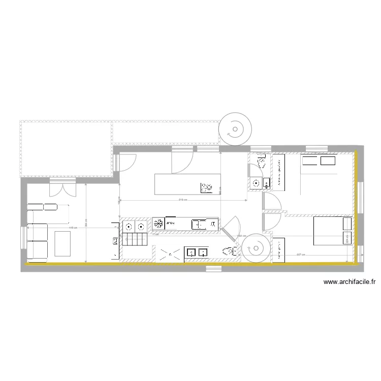 plan maison &eacute;tage. Plan de 