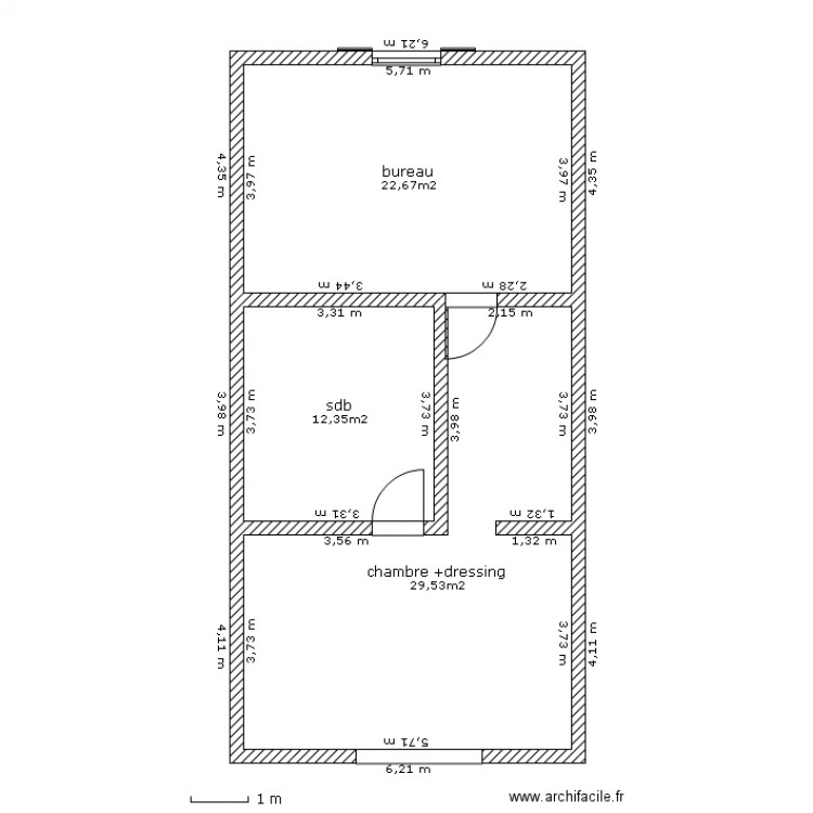 1er étage chais. Plan de 0 pièce et 0 m2