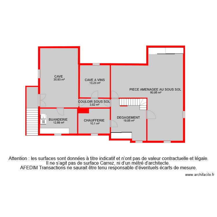 BI 6864 SOUS SOL. Plan de 0 pièce et 0 m2