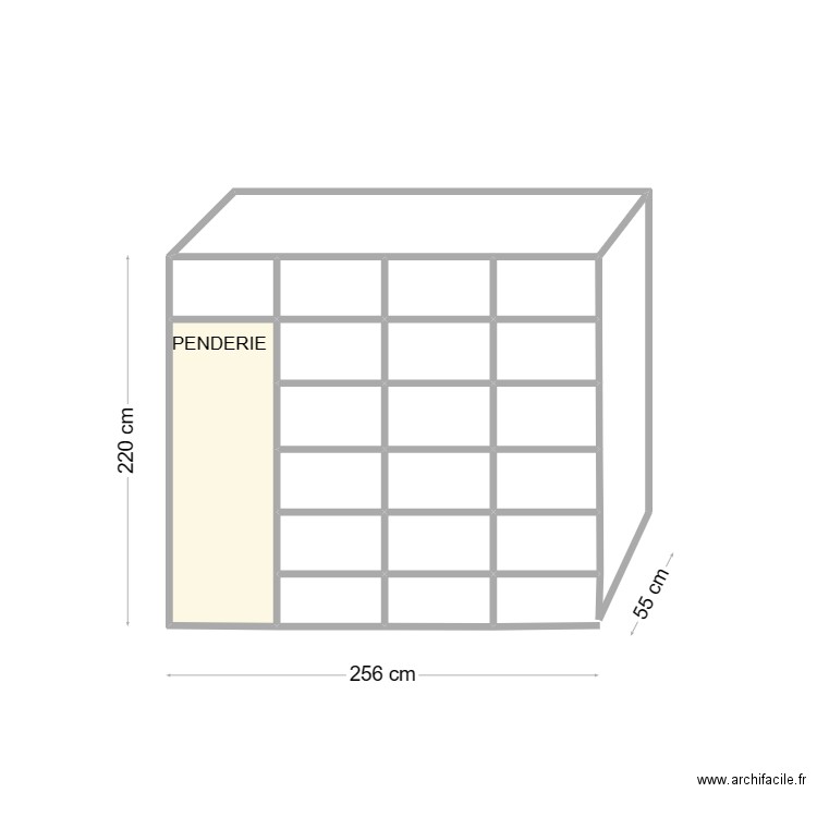 DUPOUY3. Plan de 21 pièces et 6 m2