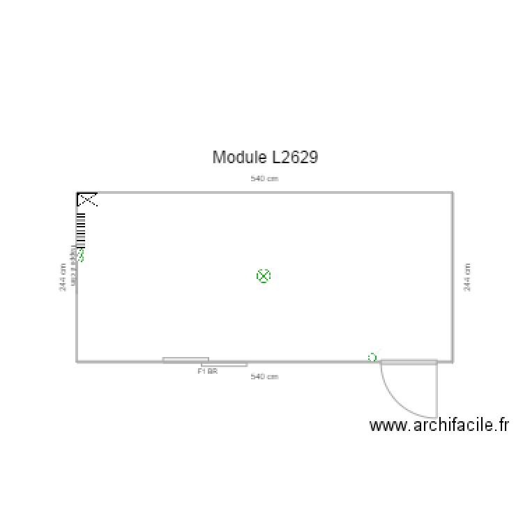 Module L2629. Plan de 0 pièce et 0 m2