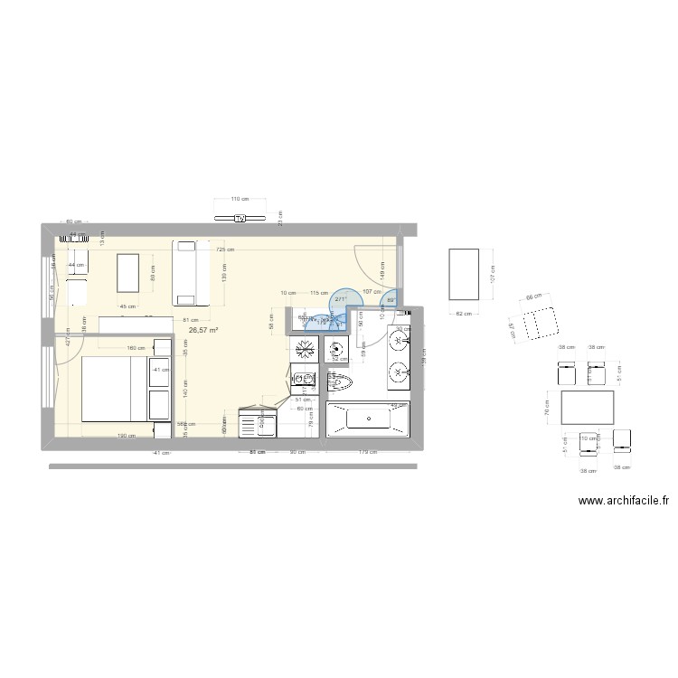 Gracieuse 1. Plan de 0 pièce et 0 m2