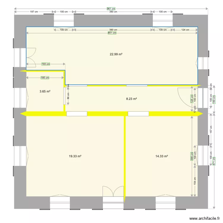 Etage 2 Projet. Plan de 