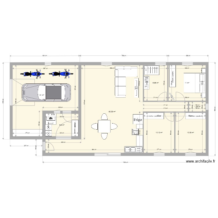 Plan final. Plan de 0 pièce et 0 m2