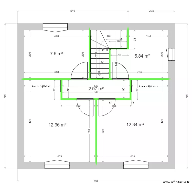 MANIEZ / HIELSCHER ETAGE 2. Plan de 
