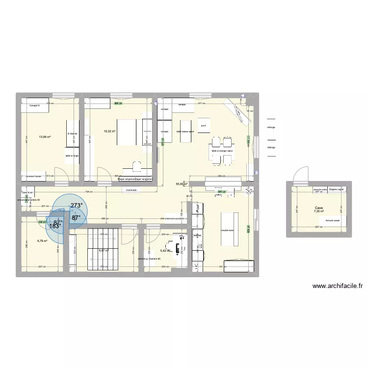 plan appartement yens . Plan de 
