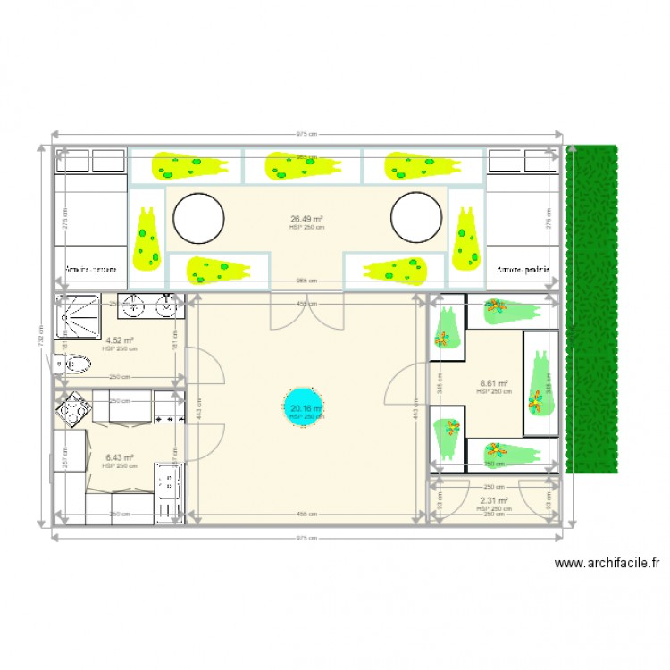 chalet oudiyi. Plan de 0 pièce et 0 m2